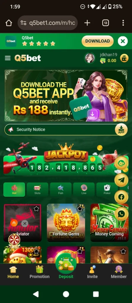 Q5Bet Game Download