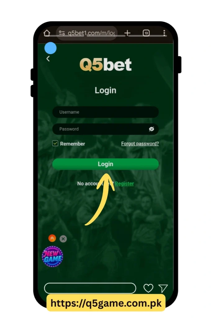 Q5 Bet Game Login